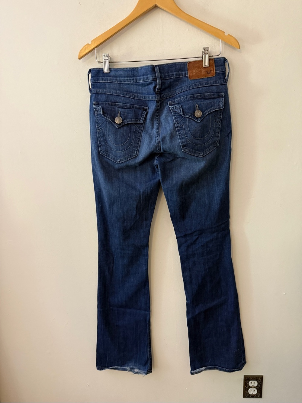 Y2K True Religion Becky Women's Dark Blue Bootcut Jeans